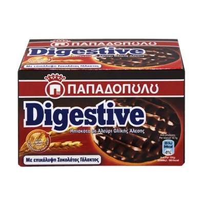 Digestive Biscuits Milk Chocolate Coated 200g