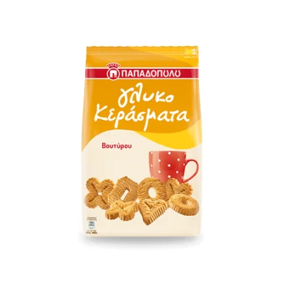 Papadopoulou Butter Biscuits treats 330g Γλυκοκεράσματα Βουτύρου