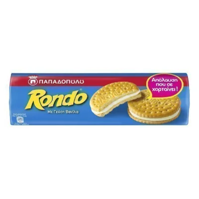 PAPADOPOULOU RONDO 250gr. VANILLA