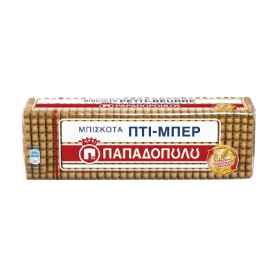 Papadopoulou Petit-Beurre Biscuits 225g Μπισκότα Πτι Μπερ