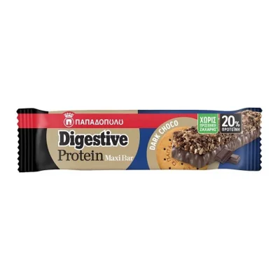 PAPADOPOULOS Digestive Maxi Bar Protein 20G Dark Choco 50g