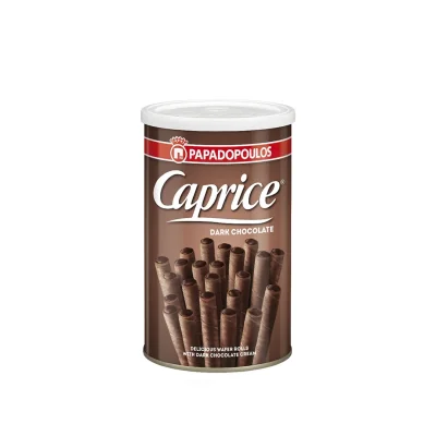 Caprice Crispy Wafer Rolls Dark Chocolate 115g