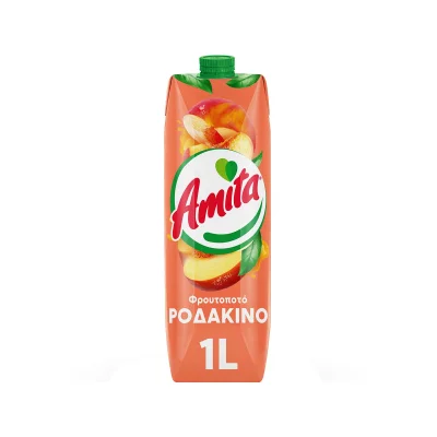 Amita Juice Peach 1L Φρουτοποτό Ροδάκινο 1L