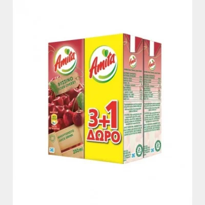 ΑΜΙΤΑ ΧΥΜΟΣ ΒΥΣΣΙΝΟ (250ml) 3+1