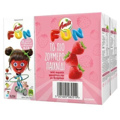 AMITA FUN RED WHITE 6x250ml