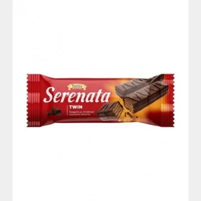 SERENATA ΓΚΟΦΡΕΤΑ TWIN ΜΕ ΣΟΚΟΛΑΤΑ ΓΑΛΑΚΤΟΣ 30gr