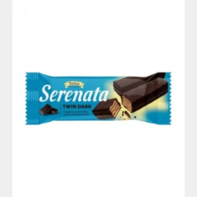 SERENATA ΓΚΟΦΡΕΤΑ TWIN ΜΕ ΣΟΚΟΛΑΤΑ ΥΓΕΙΑΣ 30gr