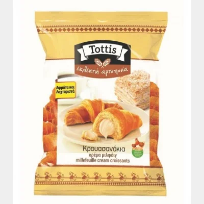 TOTTIS CROISSANTS MILLEFEUILLE CREAM 300gr