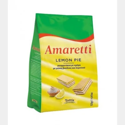 AMARETTI ΓΚΟΦΡΕΤΑ ΣΑΚΟΥΛΑ LEMON PIE 125gr