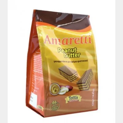 AMARETTI ΓΚΟΦΡΕΤΑ ΣΑΚΟΥΛΑ PEANUT BUTTER 125gr