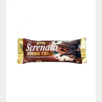 SERENATA ΓΚΟΦΡΕΤΑ DOUBLE CHOCO ΜΕ ΣΟΚΟΛΑΤΑ ΓΑΛΑΚΤΟΣ 48gr