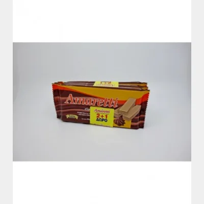 AMARETTI WAFER 90gr COCOA CREAM 2+1 FREE