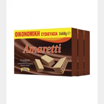 BINGO AMARETTI COCOA CREAM 3pcs x 68gr.