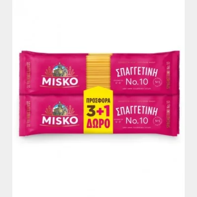 MISKO MACARONI No10 (500gr) 3+1 FREE