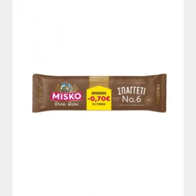 MISKO SPAGHETTI TOTALIS No6 SET 2X500gr