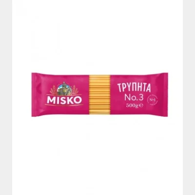 ΜΙΣΚΟ ΜΑΚΑΡΟΝΙΑ ΤΡΥΠΗΤΑ Νο3 500gr