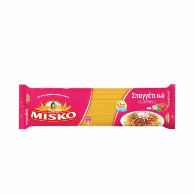 Misko Greek Spaghetti 500g ΜΙΣΚΟ Σπαγγέτι No6 500g