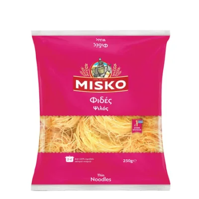 Misko Fides Thin Vermicelli 250g ΜΙΣΚΟ Φιδές Ψιλός 250g