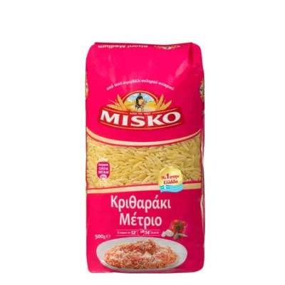 Misko Orzo Kritharaki Medium 500g ΜΙΣΚΟ Κριθαράκι Μέτριο 500g