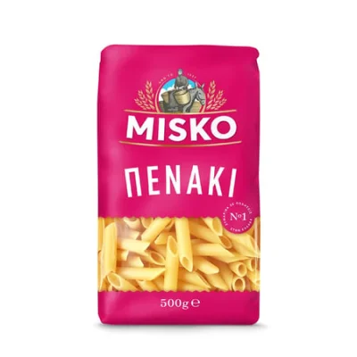 Misko Pasta Penaki 500g Πάστα Ζυμαρικών Πενάκι