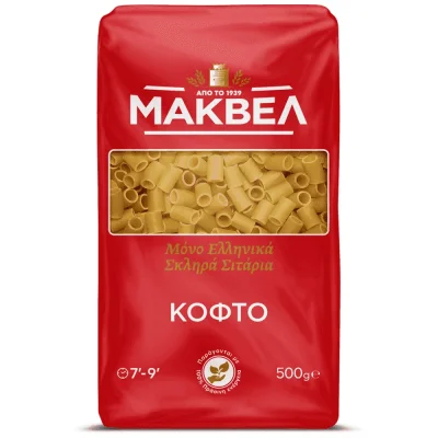 Makvel short-cut Makaroni 500g ΜΑΚΒΕΛ Κοφτό Μακαρονάκι 500g