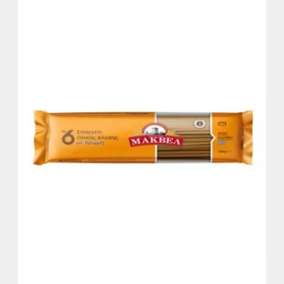 MAKVEL SPAGHETTI No6 WHOLE GRAIN WITH OATS 500gr