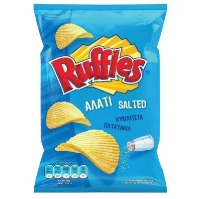 RUFFLES CHIPS SALTED 100gr.