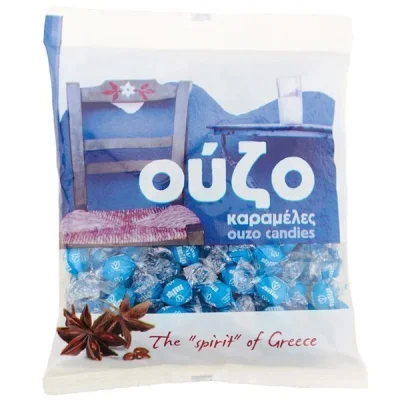 TULIP BALL OUZO CANDIES 400gr.