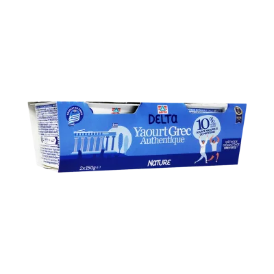 DELTA Greek Yogurt Strained Natural 2 x 150 g