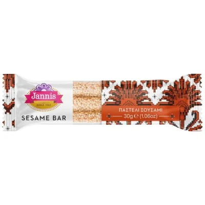 Jannis Pasteli Sesame Bar 30g Παστέλι με Σουσάμι 30g