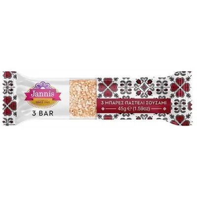 JANNIS SESAME BAR 3 BAR 45gr.