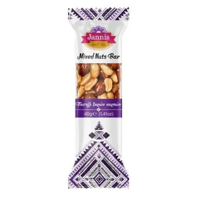 JANNIS BAR MIXED NUDS 40gr.