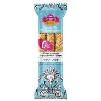 JANNIS SESAME BAR 40gr. 0% SUGAR