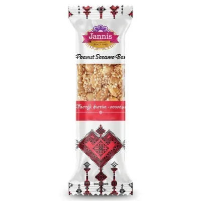 JANNIS PEANUT & SESAME BAR 70gr.