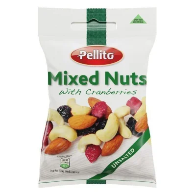 PELLITO MIXED NUTS 50gr. WITH CRANBERRIES
