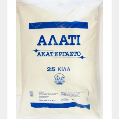 ΚΑΛΑΣ ΑΛΑΤΙ ΑΚΑΤΕΡΓΑΣΤΟ 25kg ΤΡΙΜ.ΘΑΛΑΣ.ΕΛΛΗΝΙΚΟ
