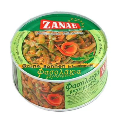 Zanae Green Beans in Tomato Sauce 280g Φασολάκια Λαδερά 280g