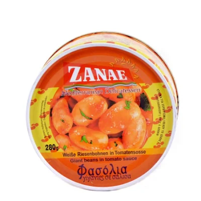 Zanae Greek Giant Beans in Tomato Sauce 280g Γίγαντες Γιαχνί 280g