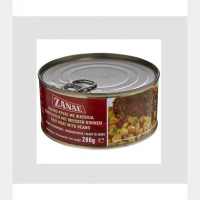 ΖΑΝΑΕ ΒΟΔΙΝΟ ΚΡΕΑΣ ΜΕ ΦΑΣΟΛΙΑ 280gr