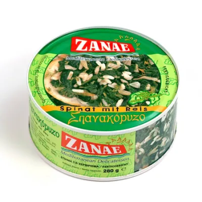 Zanae Spinach with Rice 280g Σπανακόρυζο 280g