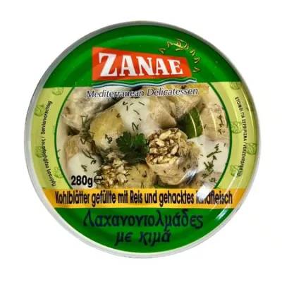 Zanae Cabbage Roll with Minced Meat 280g Λαχανοντολμάδες με Κιμά 280g