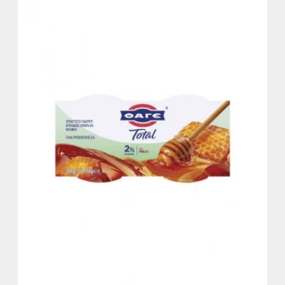 ΦΑΓΕ TOTAL 2% ΜΕΛΙ (2Χ150gr)Χ3