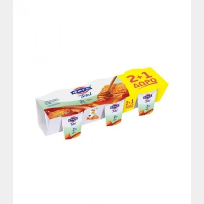 EAT TOTAL 2% HONEY 150gr 2+1 FREE