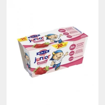 EAT NEW JUNIOR STRAWBERRY 2X140gr