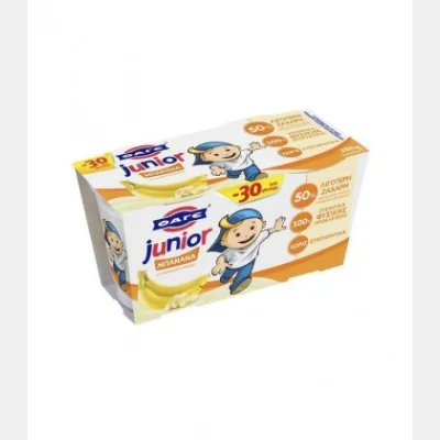 EAT NEW JUNIOR BANANA 2X140gr