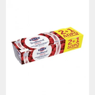 ΦΑΓΕ TRUBLEND 1.6% ΡΑΣΜΠΕΡΙ 150gr (2+1) Χ4