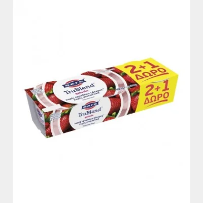 ΦΑΓΕ TRUBLEND 1.6% ΦΡΑΟΥΛΑ 150gr (2+1) Χ4
