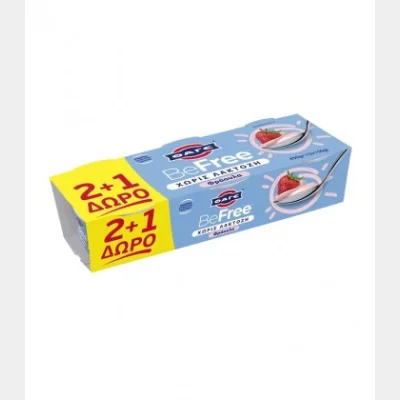 EAT BEFREE 0% STRAWBERRY 150gr (2+1 FREE)