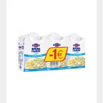 EAT LIGHT CREAM 15% FAT. 200ml -1.00€