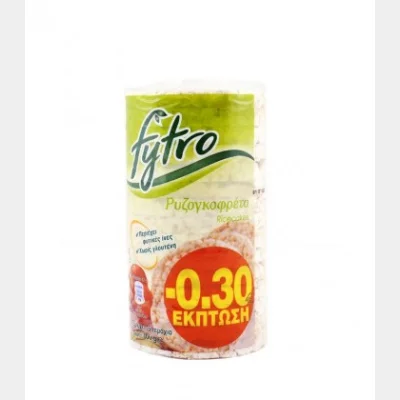 FYTRO CLASSIC GLUTEN FREE RICE CAKES 100gr